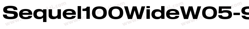 Sequel100WideW05-95 Regular字体转换